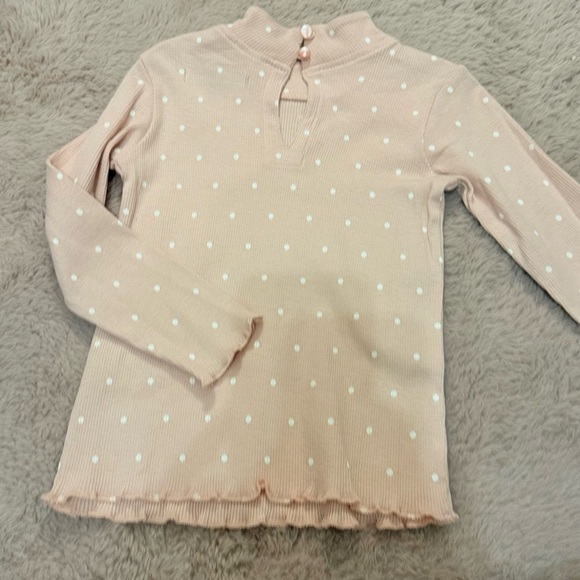 7 For All Mankind Pink and White Long Sleeve Tee - Picture 2 of 5